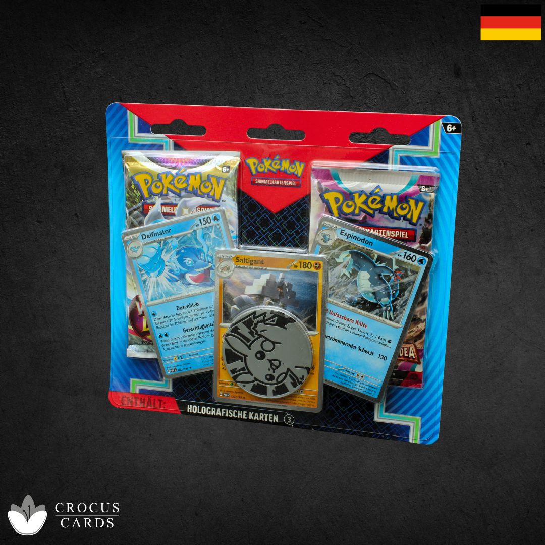 Pokemon Enhanced 2-Pack Blister: Delfinator, Espinodon & Saltigant (DE)