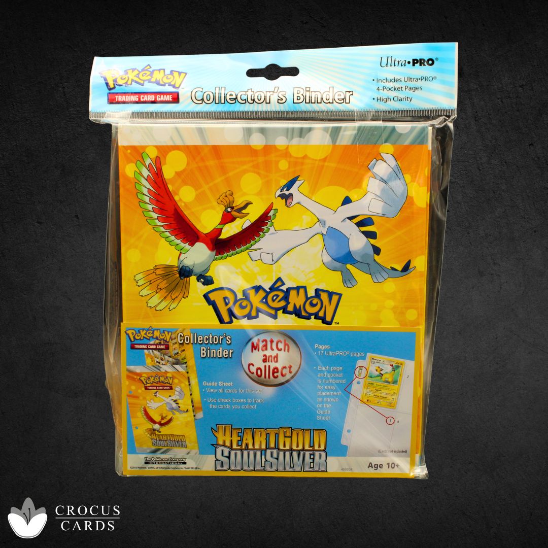 Pokémon Ultra Pro 4-Pocket Collector’s Binder – HeartGold & SoulSilver