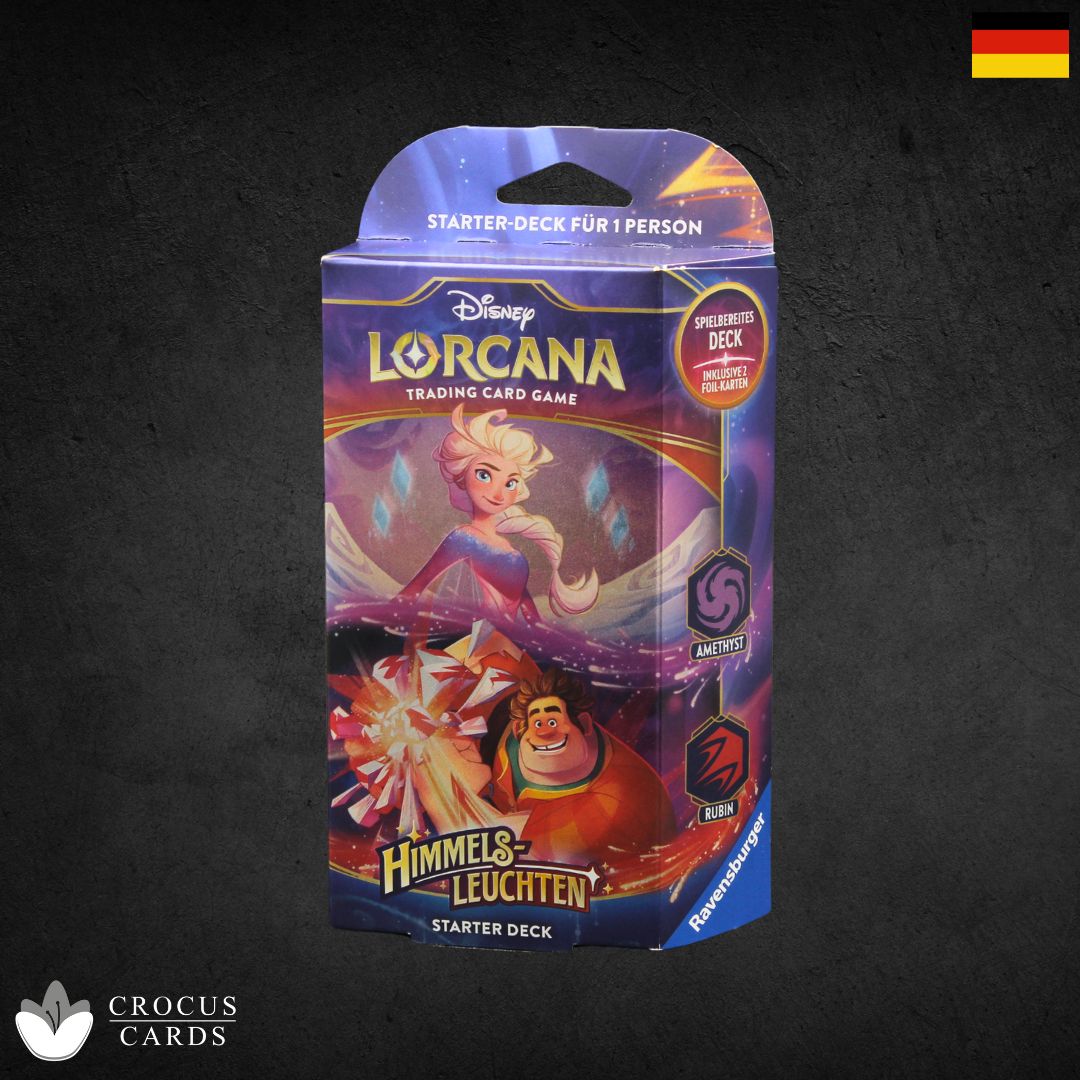Disney Lorcana - Himmelsleuchten Starter Deck - Amethyst/Rubin (DE)