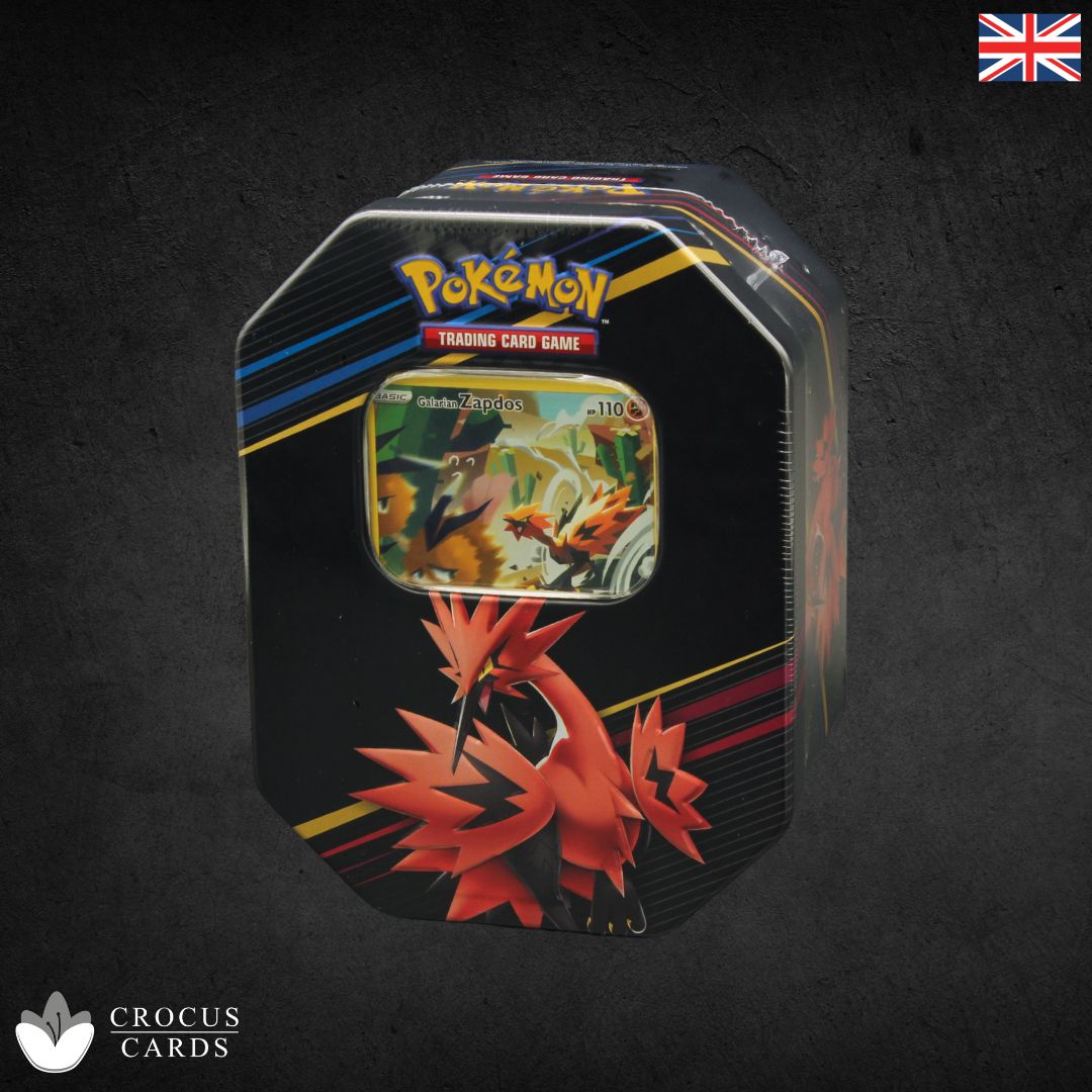 Pokemon Crown Zenith Tin Box - Galarian Zapdos (EN)