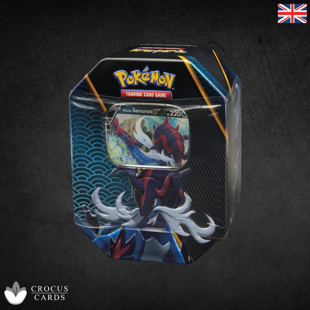 Pokemon Divergent Powers 2022 Tin Box - Hisuian Samurott V (EN)