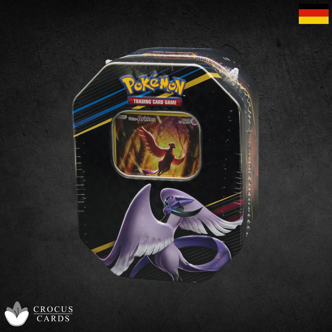 arktos pokemon card Pokemon Zenit der Könige Tin Box