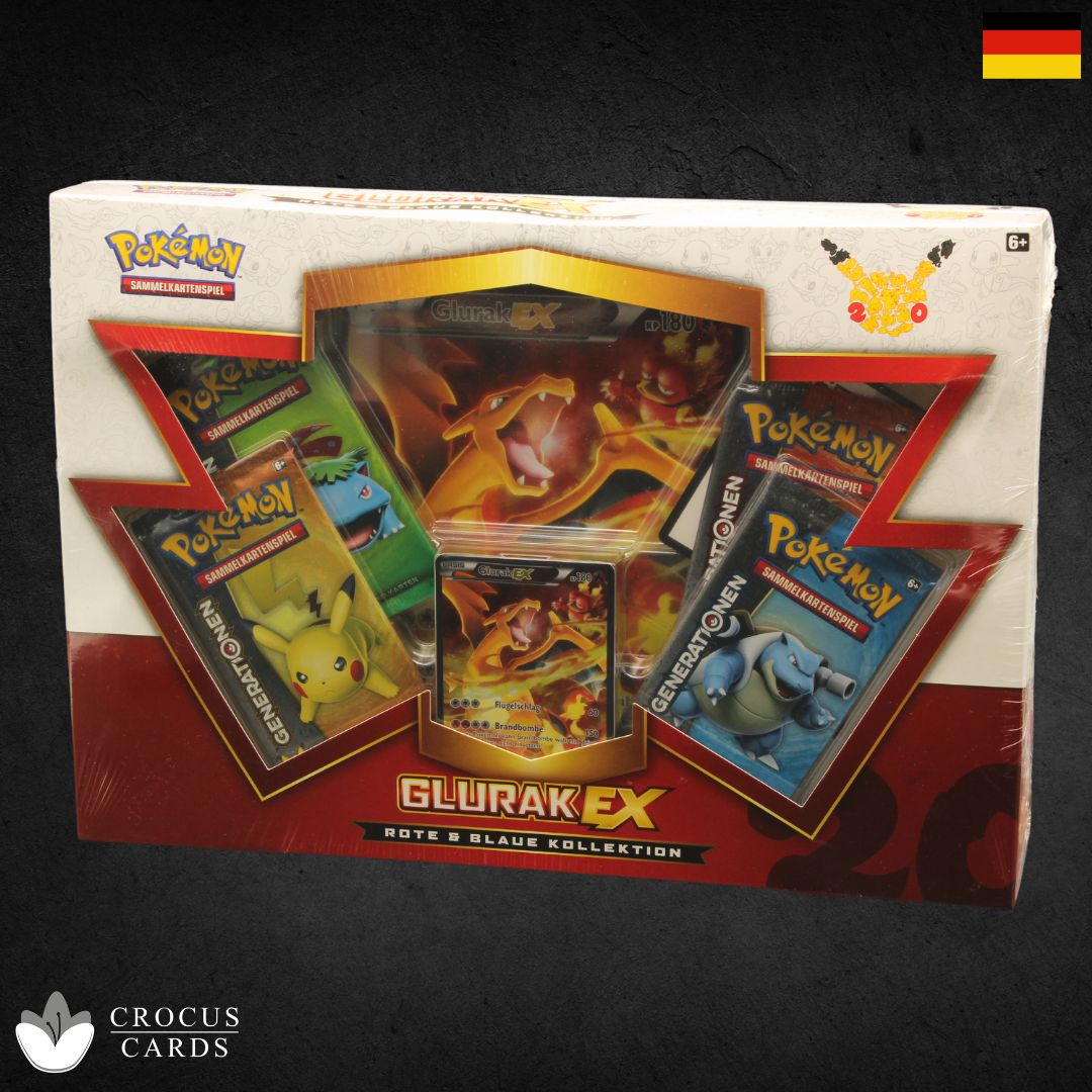 Pokemon Rote & Blaue Kollektion - Glurak Ex (DE)