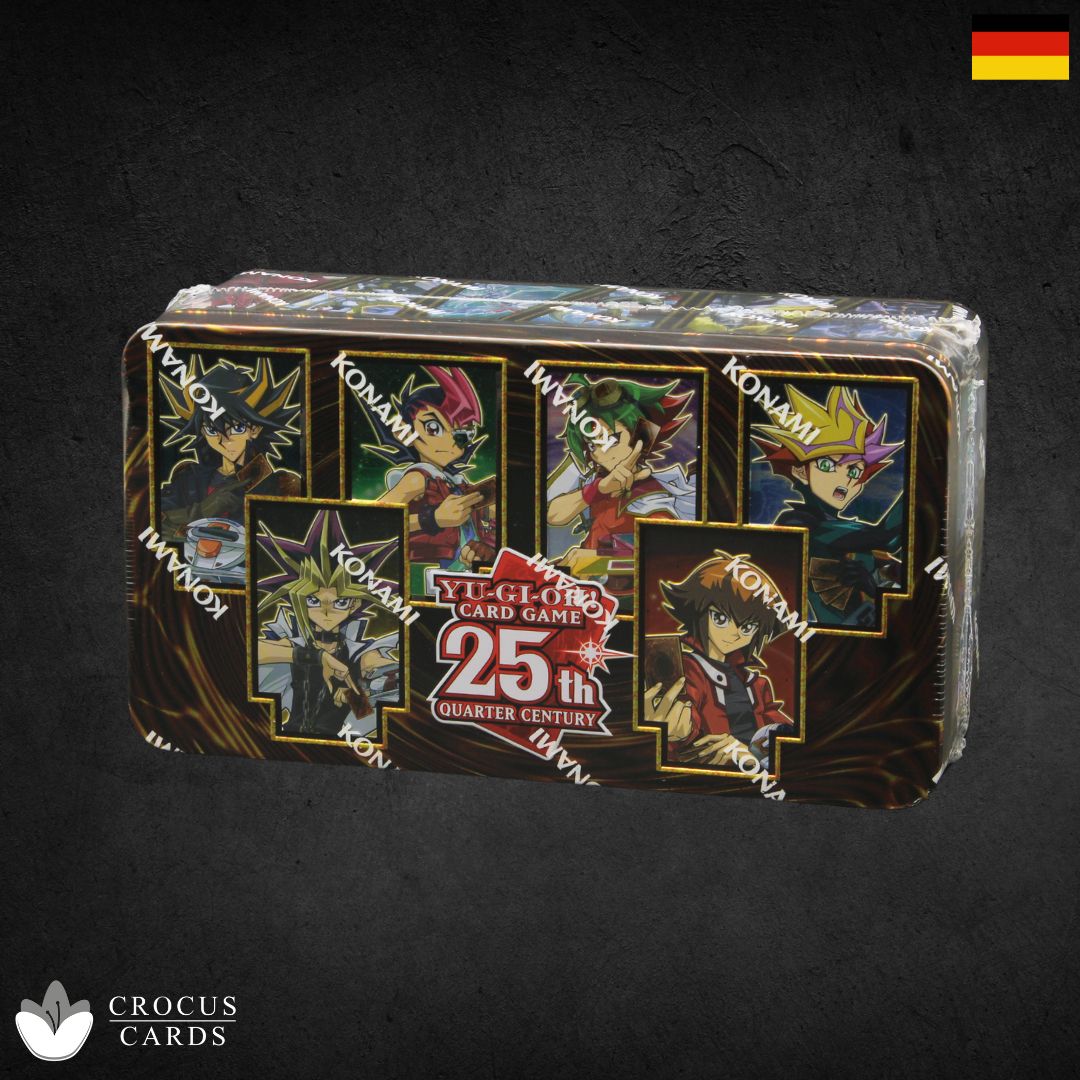Yugioh 25th Anniversary Tin Box: Dueling Heroes (DE)