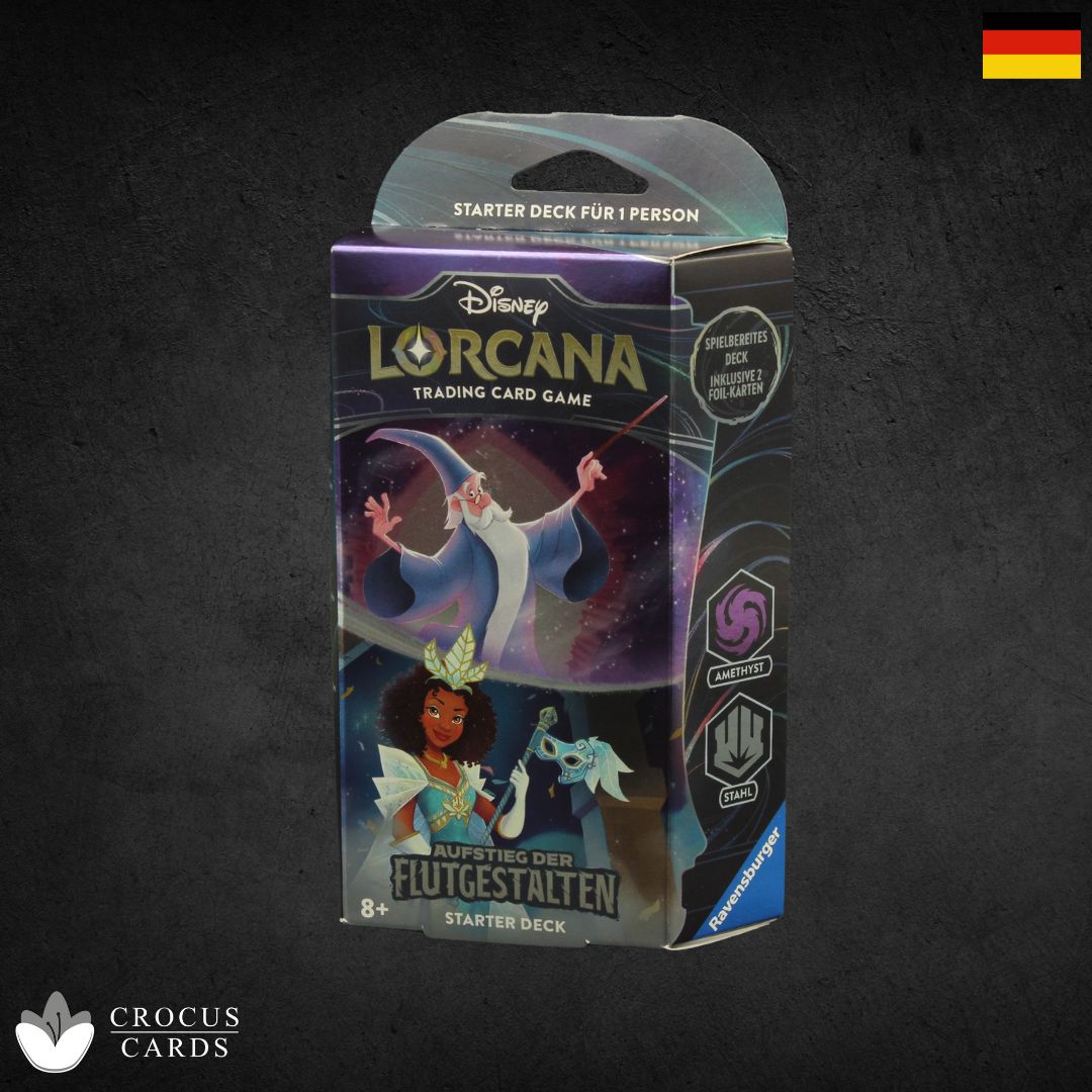 Disney Lorcana - Deck de démarrage Rise of the Tides - Améthyste/Acier (DE)