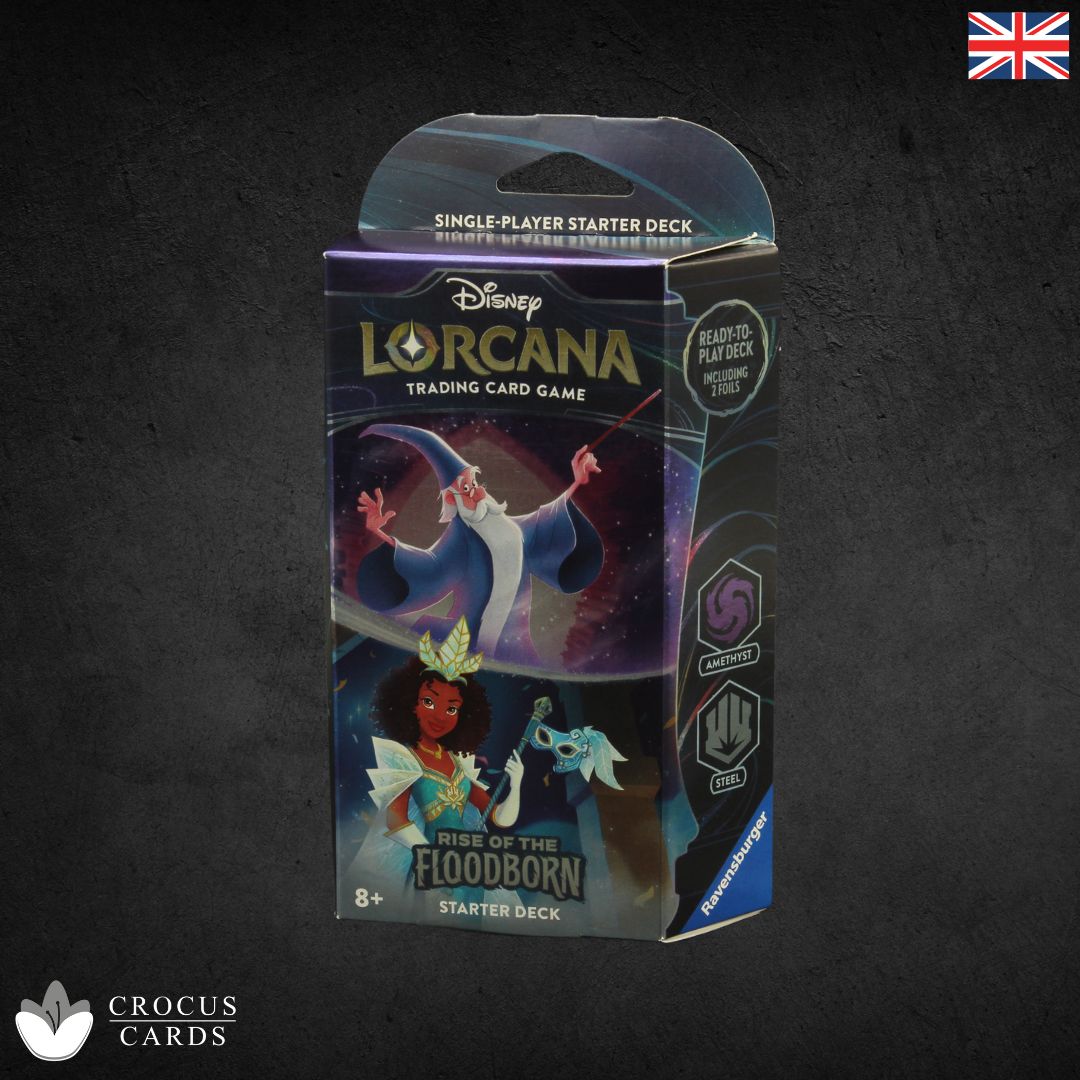 Disney Lorcana - Deck de démarrage Rise of the Floodborn - Améthyste/Acier (EN)