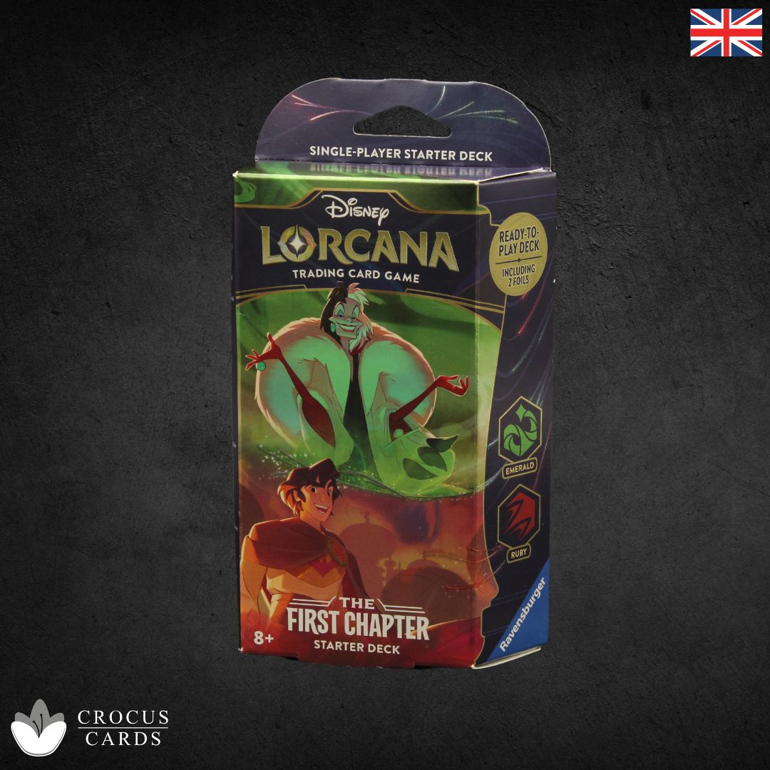 Disney Lorcana - Deck de démarrage Premier Chapitre - Émeraude/Rubis (EN)