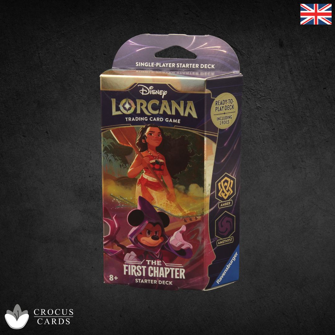 Disney Lorcana - Deck de démarrage Premier Chapitre - Ambre/Améthyste (EN)