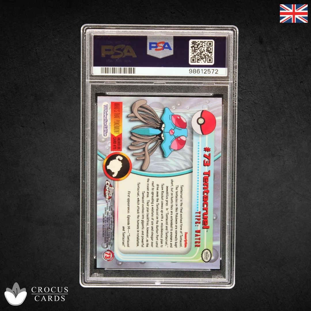 Topps Chrome Pokemon T.V. - Tentacruel #73 - PSA 8 (EN)