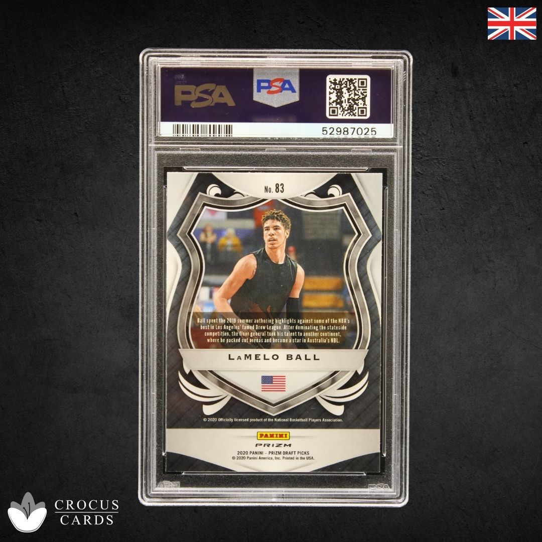 Panini Prizm DP 2020 - Lamelo Ball Rookie Green Prizm - PSA 10