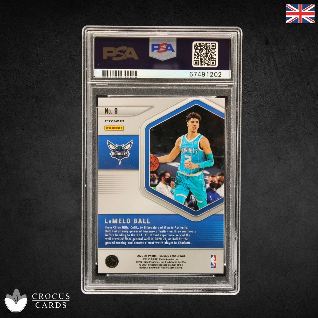 Panini Mosaic 2020 - Lamelo Ball Blue Chips Mosaic - PSA 10