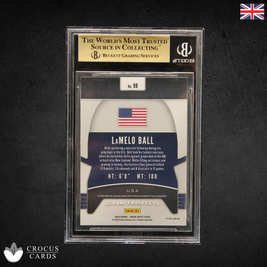 Panini Prizm DP 2020 - Lamelo Ball Rookie Hyper Prizm - BGS 9.5