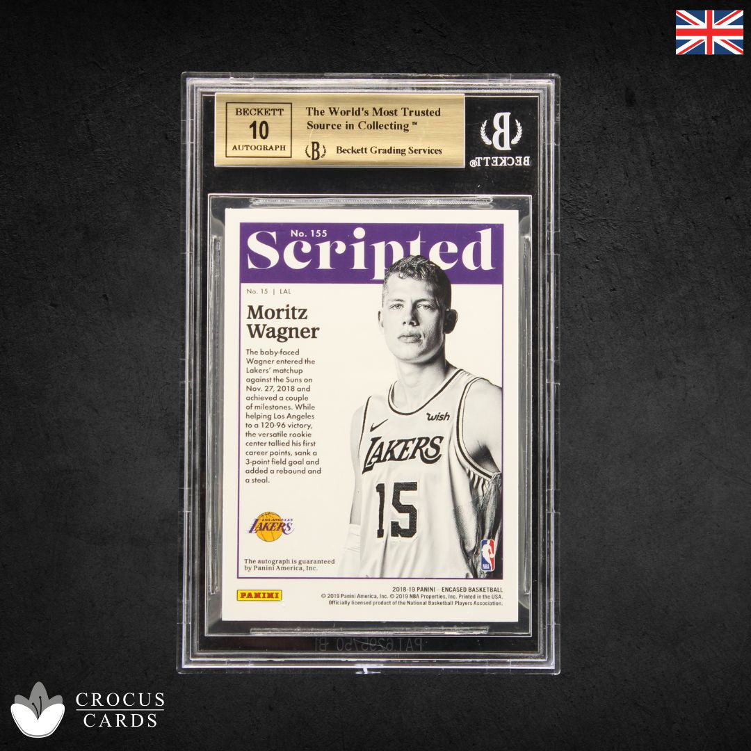 Panini Encased 2018-19 - Autographe de Moritz Wagner /75 - BGS 9.5