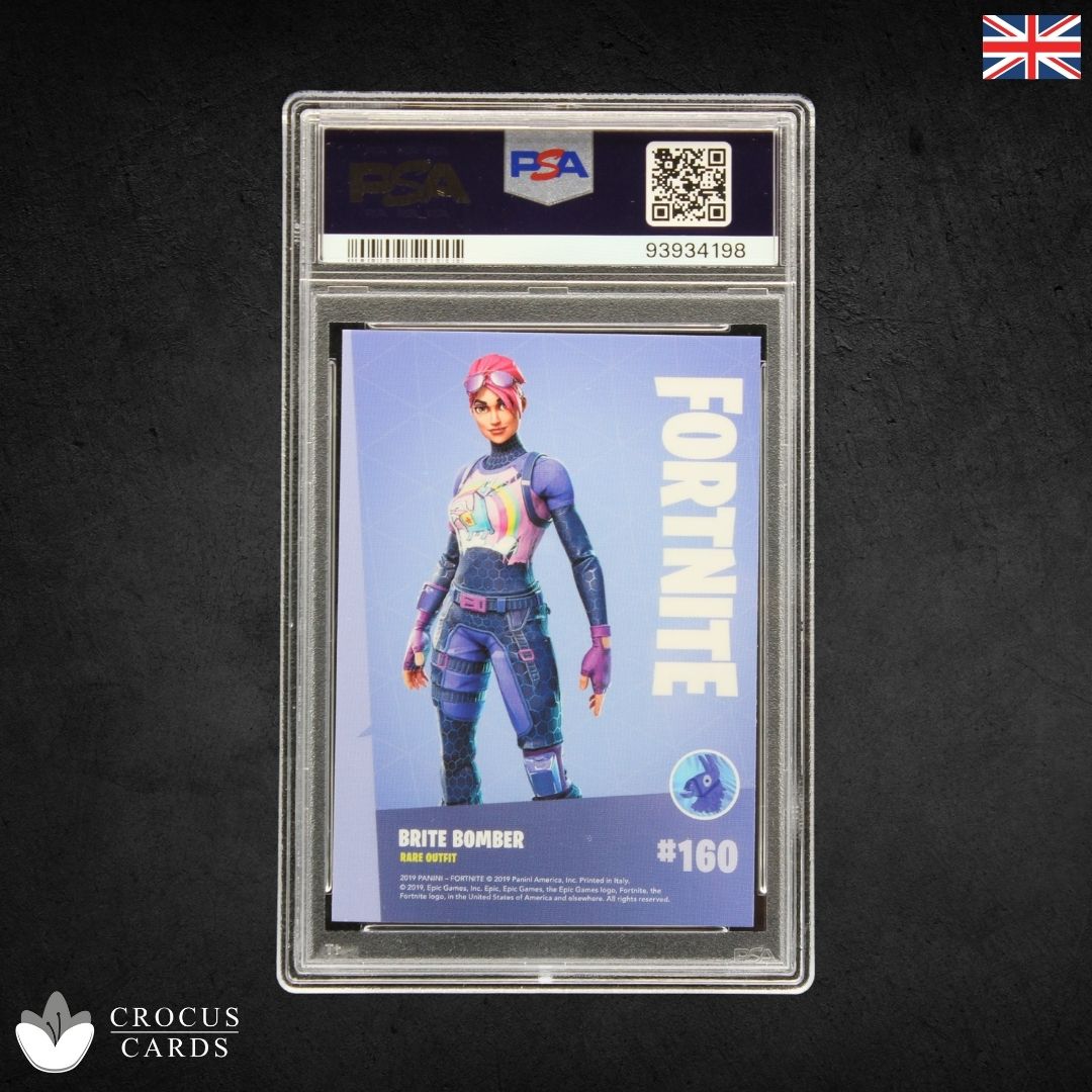 Panini Fortnite Series 1 - Brite Bomber #160 Crystal Shard - PSA 10