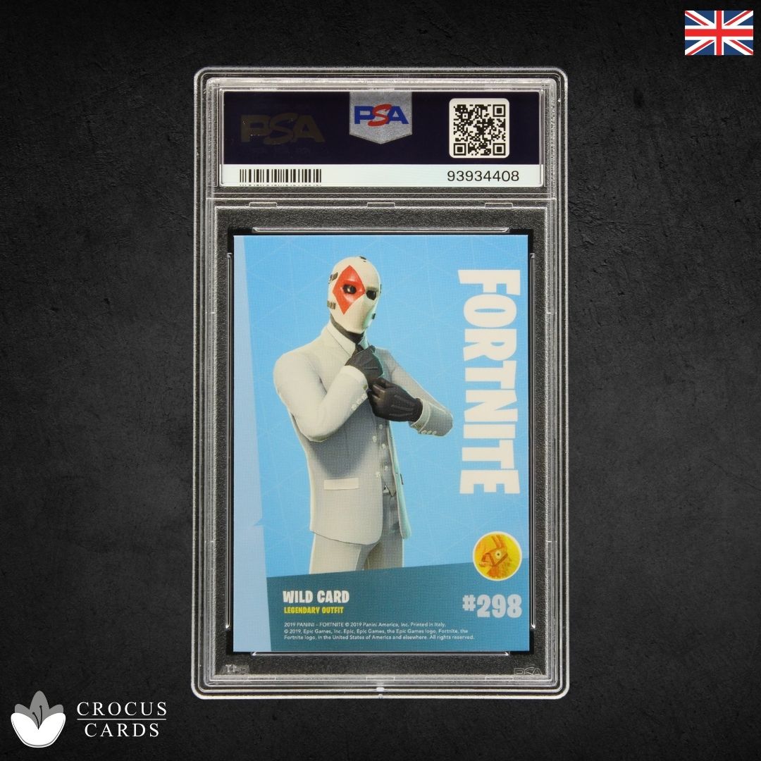 Panini Fortnite Série 1 - Wild Card n° 298 Éclat de cristal - PSA 8