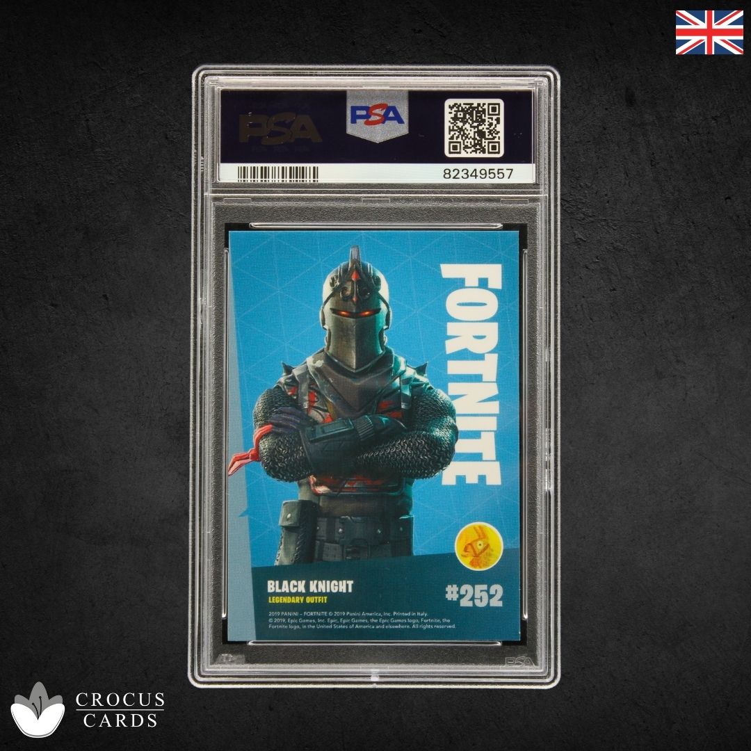 Panini Fortnite Series 1 - Black Knight #252 Holofoil - PSA 7