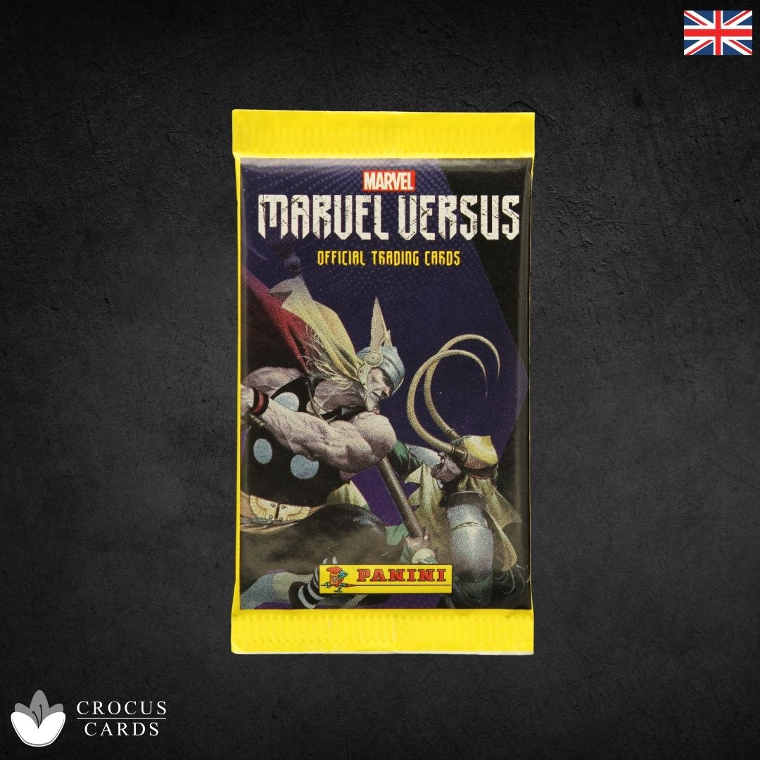 Cartes à collectionner officielles Panini Marvel Versus - 1 paquet (EN)