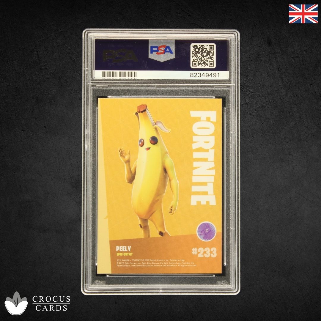 Panini Fortnite Series 1 - Peely #233 Crystal Shard - PSA 10