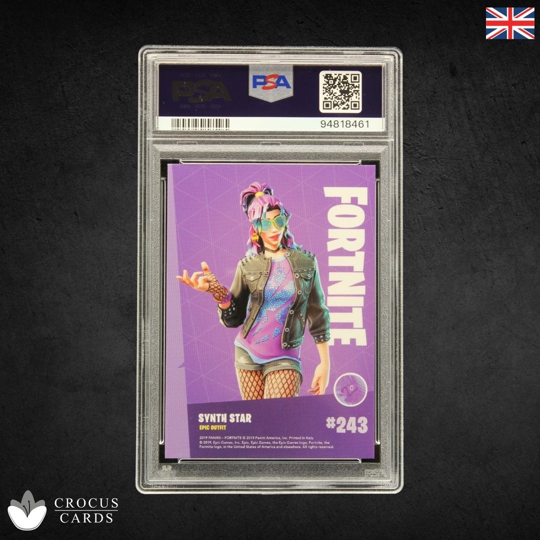 Panini Fortnite Series 1 - Synth Star #243 Crystal Shard - PSA 10