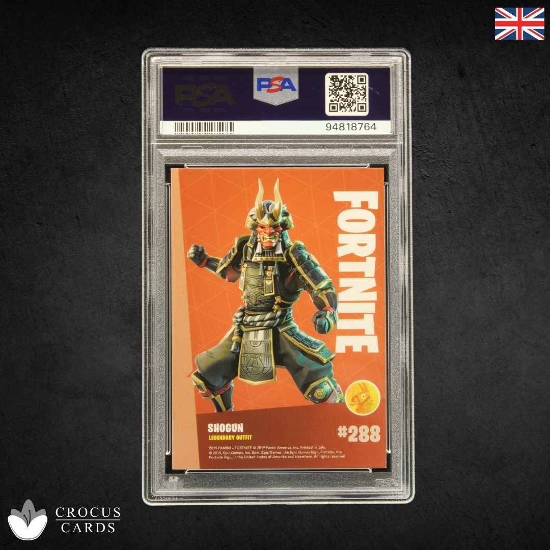 Panini Fortnite Série 1 - Éclat de cristal Shogun n° 288 - PSA 10