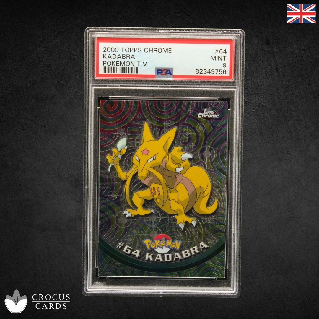 Topps Chrome Pokemon T.V. - Kadabra #64 - PSA 9 (EN) 【PSA8