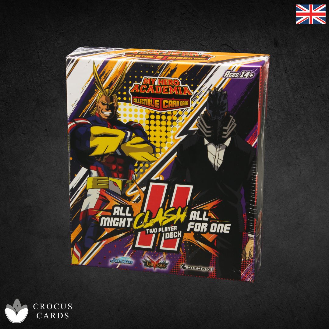 My Hero Academia JCC - Série 4 : La Ligue des méchants, deck affrontement à 2 joueurs : All Might Vs. All For One (EN)