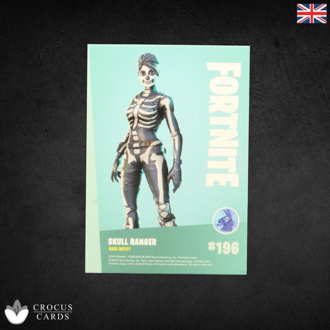 Panini Fortnite Série 1 - Skull Ranger #196 - Crystal Shard Italie Imprimer