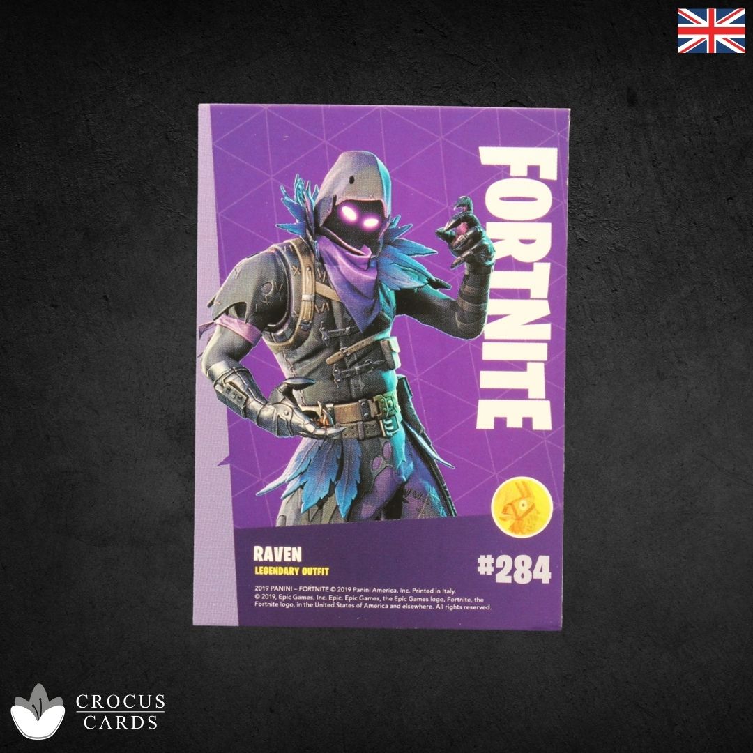 Panini Fortnite Série 1 - Raven #284 - Crystal Shard Italie Imprimer