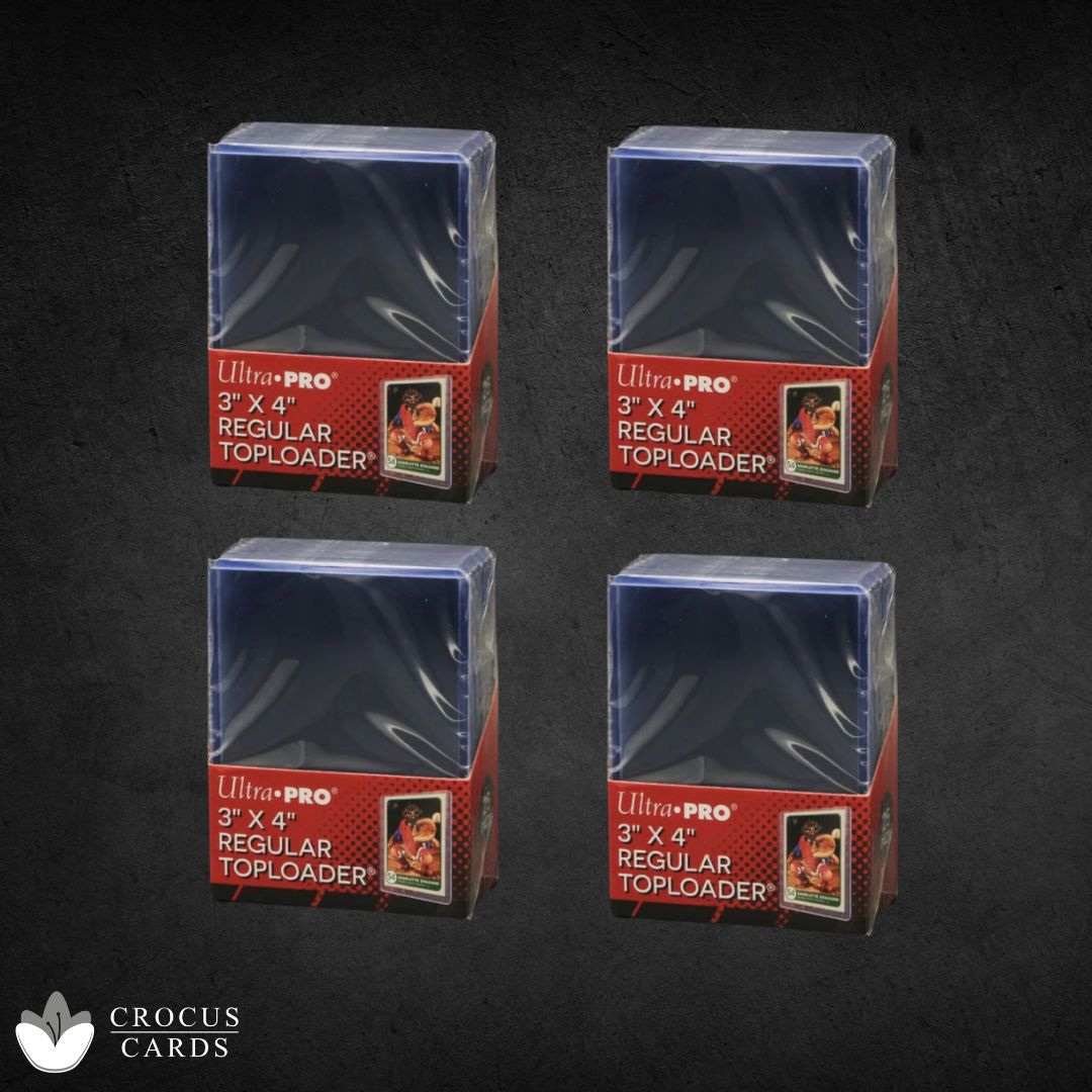 Ultra Pro - 3" x 4" Regular Toploader 4 Packungen (Insgesamt 100 Stück)