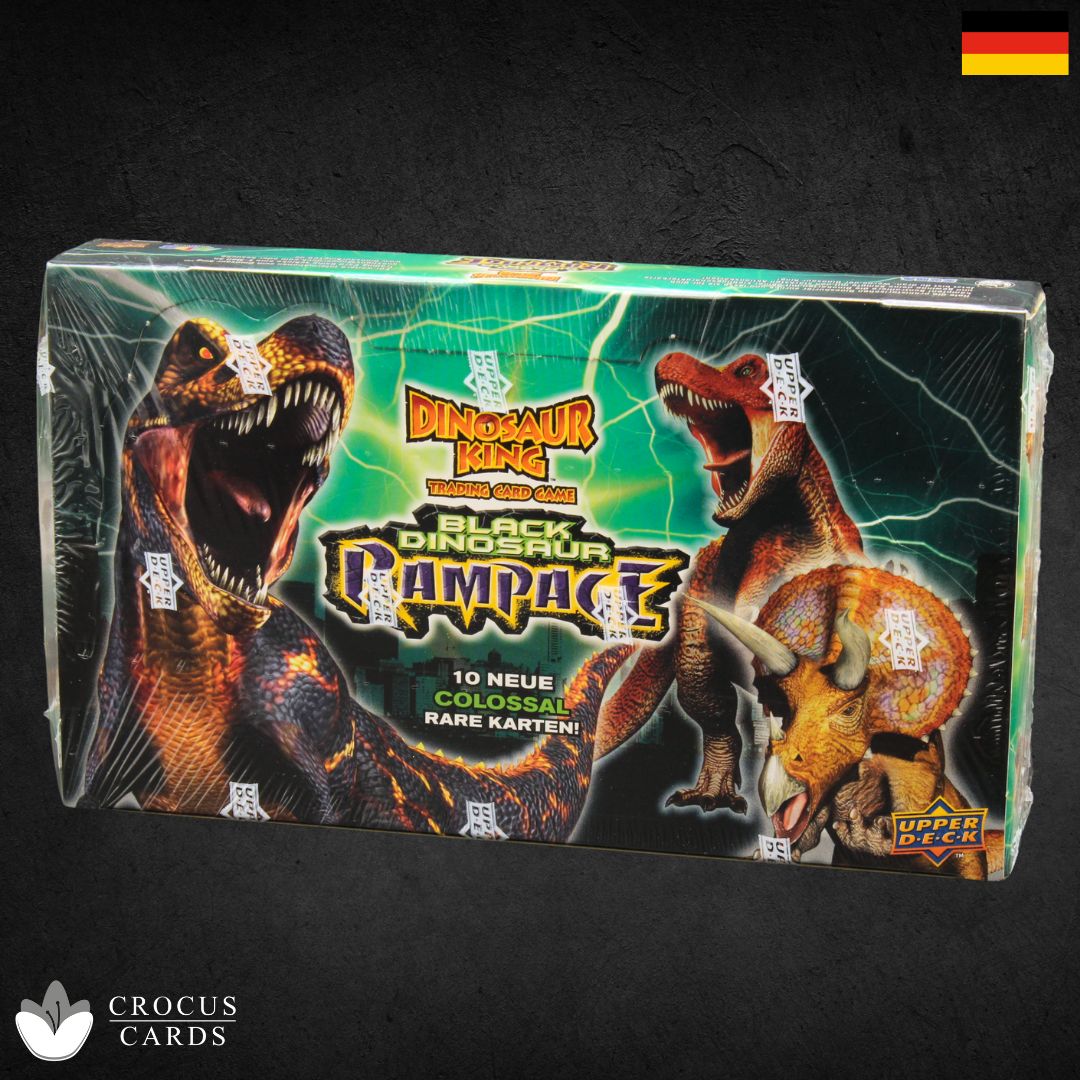 Upper Deck Dinosaur King Trading Card Game Black Dinosaur Rampage Display (DE)