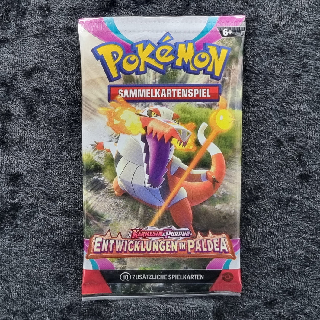 LIVE: Pokemon - Entwicklungen in Paldea - 1 Boosterpack (Deutsch)