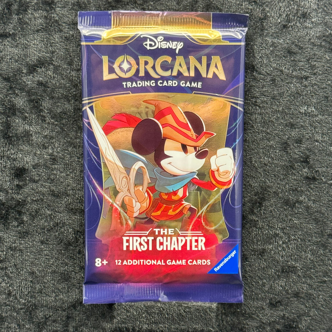 LIVE: Disney LORCANA - First Chapter - 1 Boosterpack - Englisch
