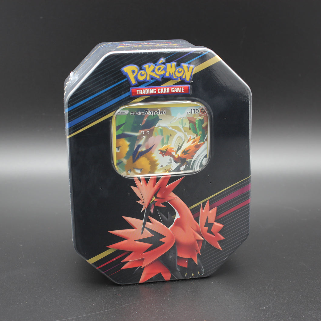 Pokemon Crown Zenith Tin Box - Galarian Zapdos - (Englisch)