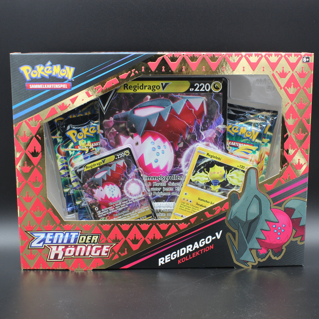 Pokemon Zenit der Könige Regidrago-V Kollektion Box (Deutsch)