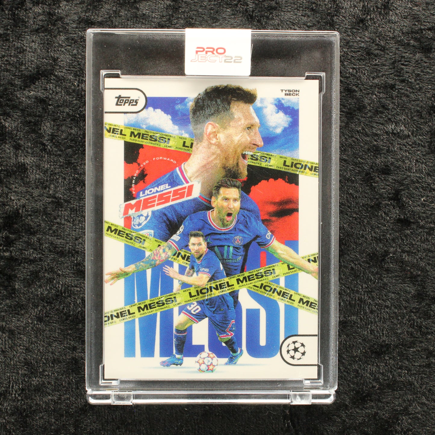 Topps Project 22 - Lionel Messi Paris Saint-Germain by Tyson Beck