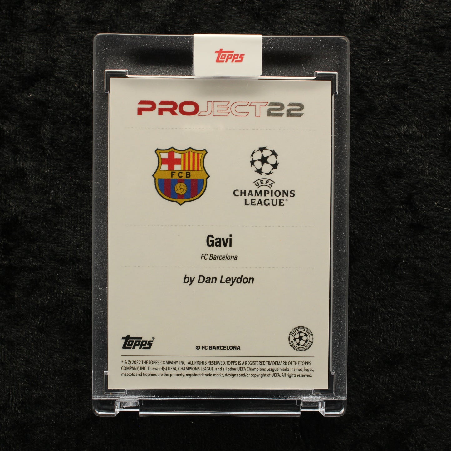 Topps Project 22 - Gavi FC Barcelona by Dan Leydon