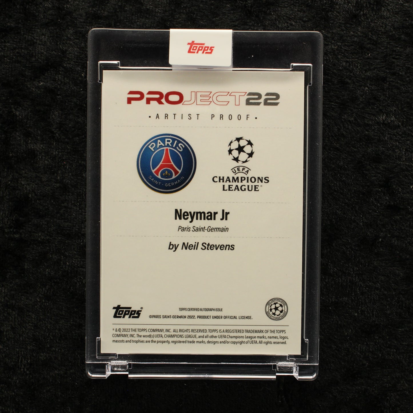 Topps Project 22 - Neymar Jr Paris Saint-Germain by Neil Stevens