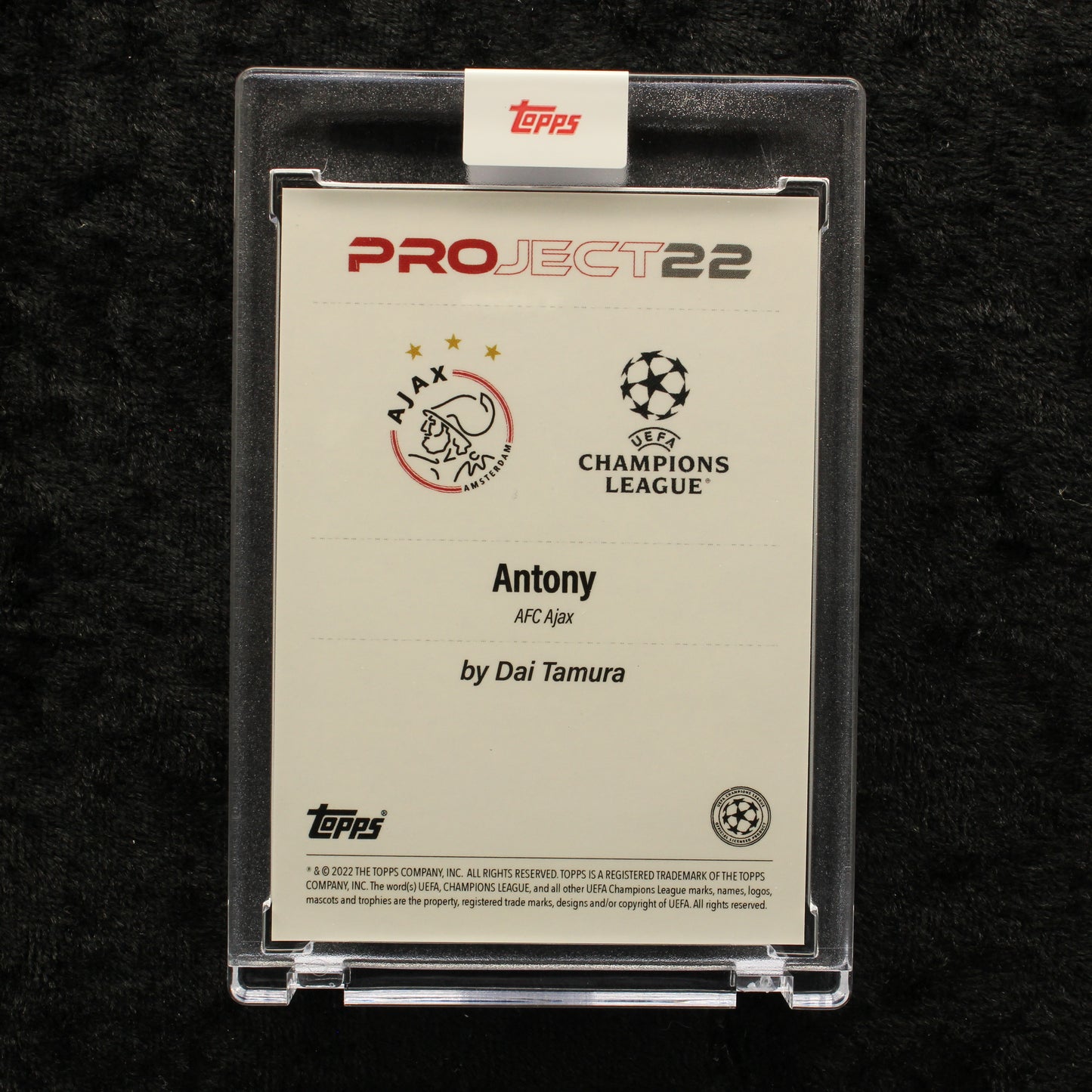 Topps Project 22 - Antony AFC Ajax by Dai Tamura