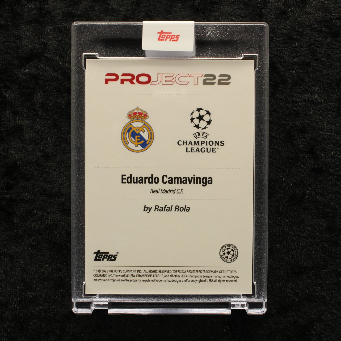 Topps Project 22 - Eduardo Camavinga Real Madrid C.F. by Rafal Rola
