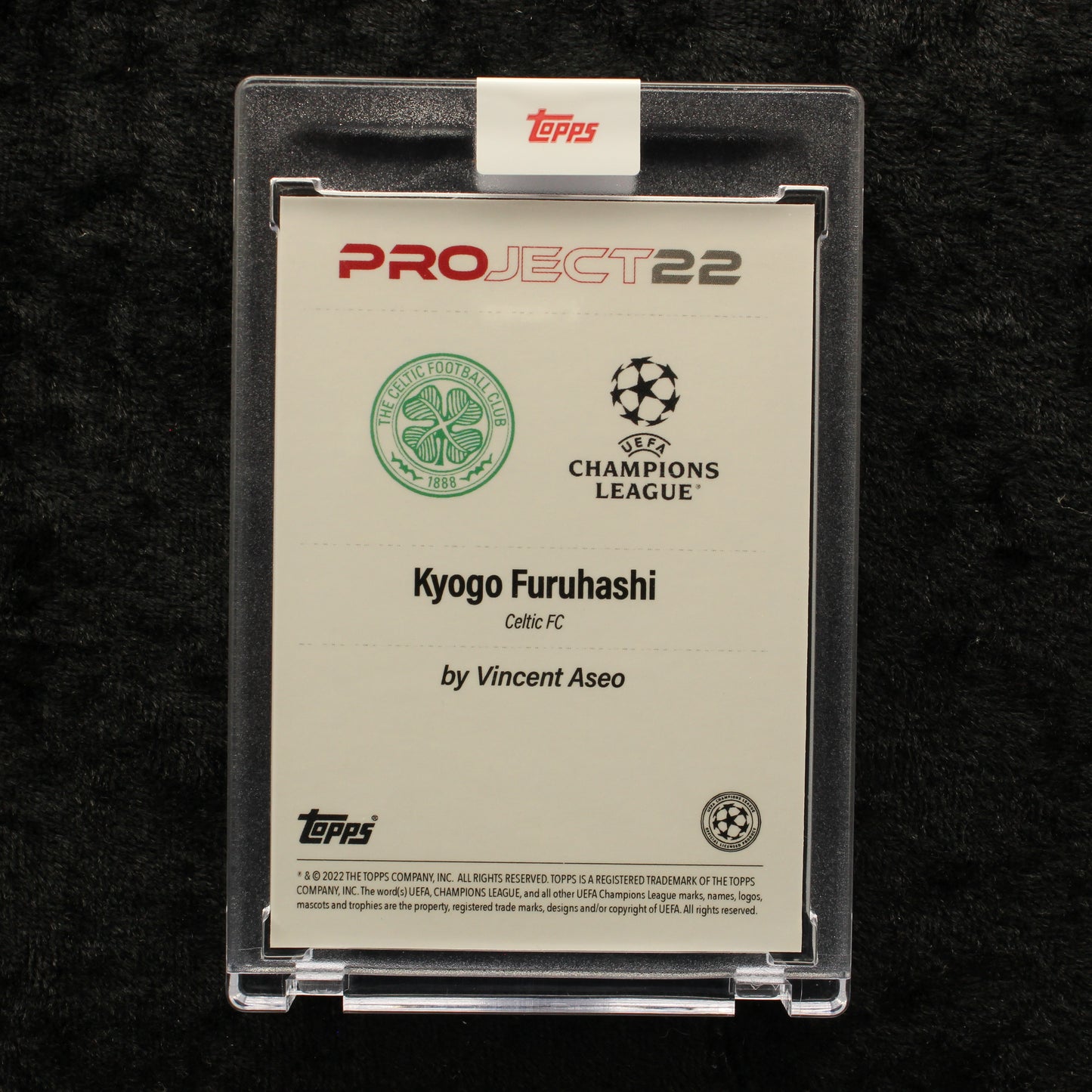 Topps Project 22 - Kyogo Furuhashi Celtic FC by Vincent Aseo