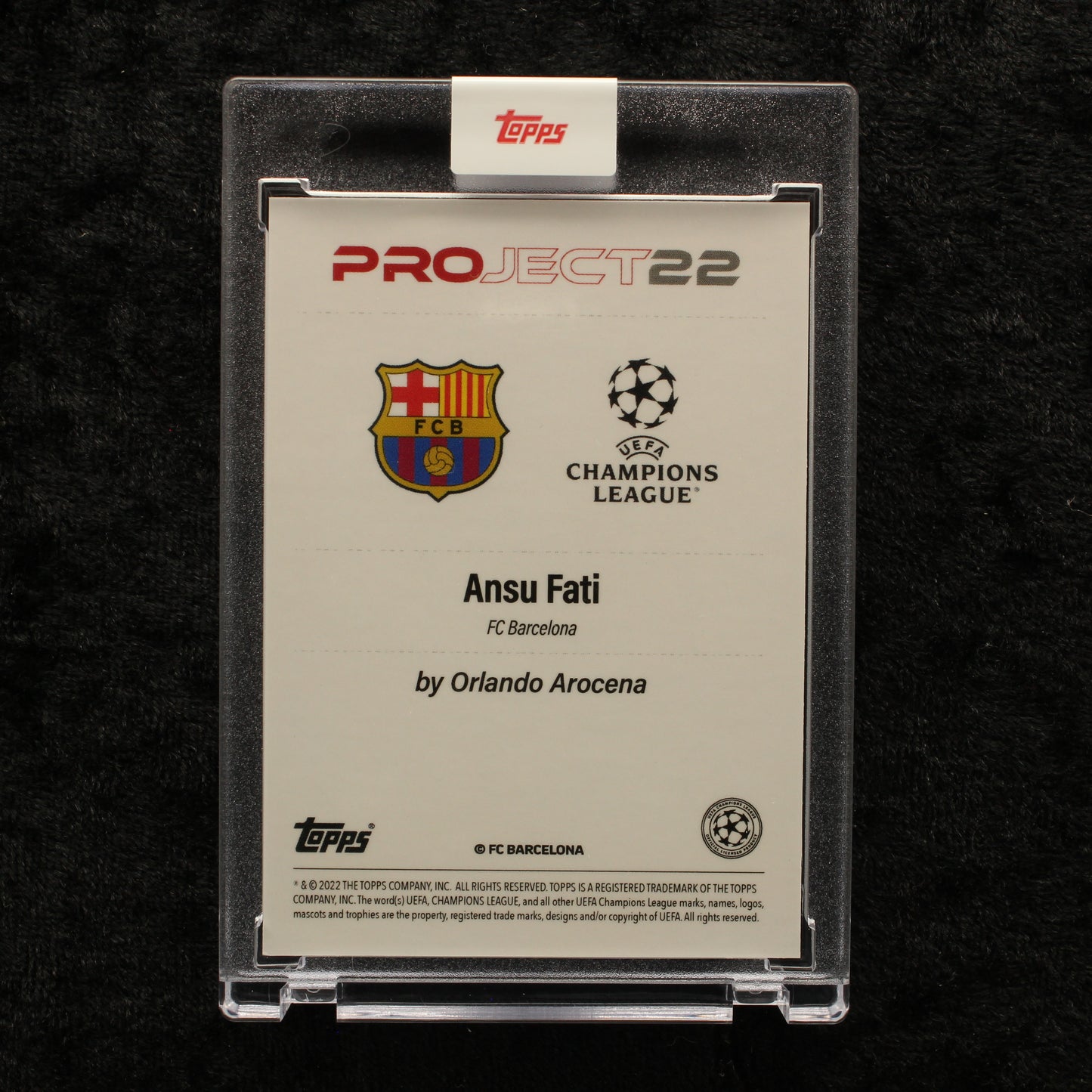 Topps Project 22 - Ansu Fati FC Barcelona by Orlando Arocena