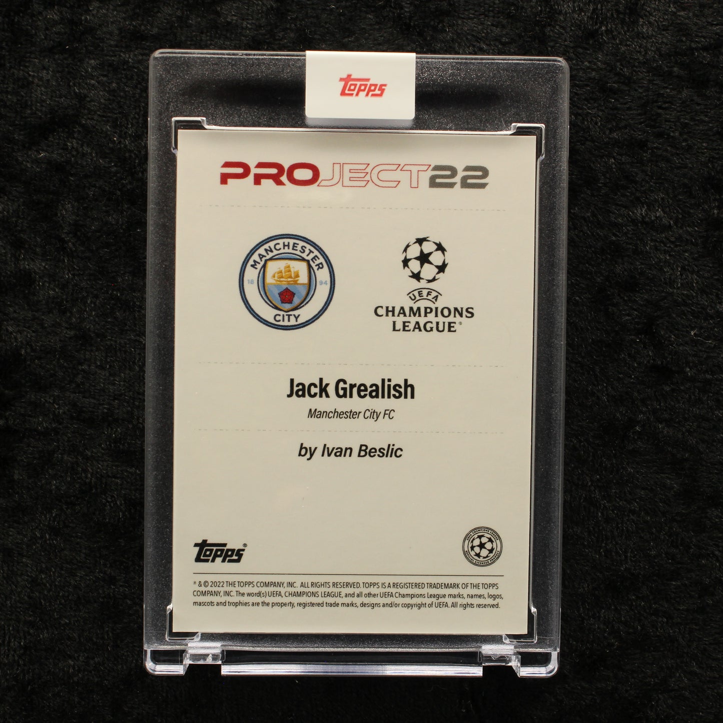 Topps Project 22 - Jack Grealish Manchester City FC by Ivan Beslic