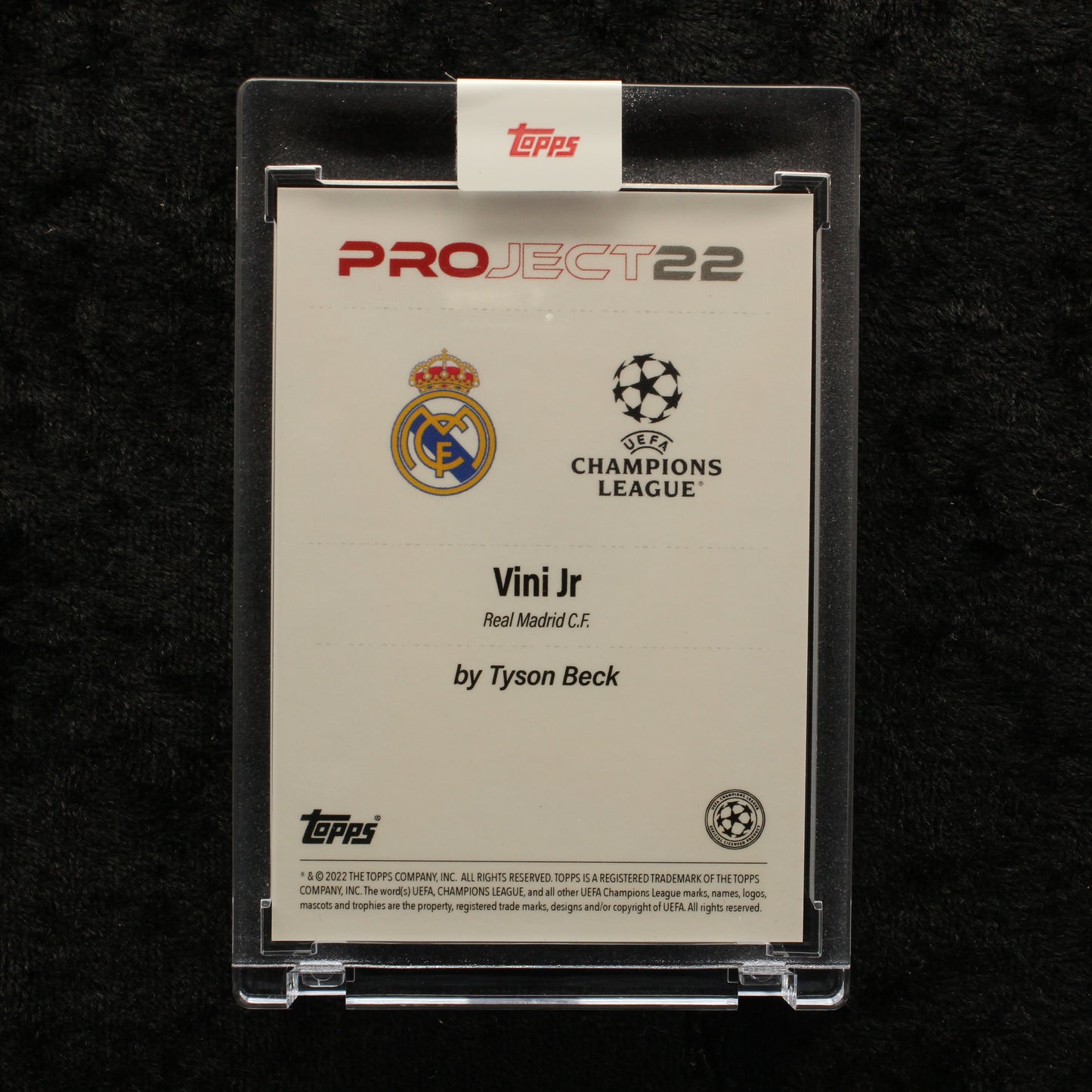 Topps Project 22 - Vini Jr Real Madrid C.F. by Tyson Beck
