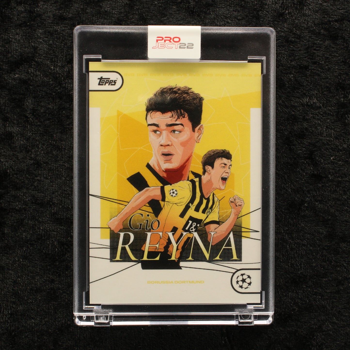 Topps Project 22 - Giovanni Reyna Borussia Dortmund by Dan Leydon