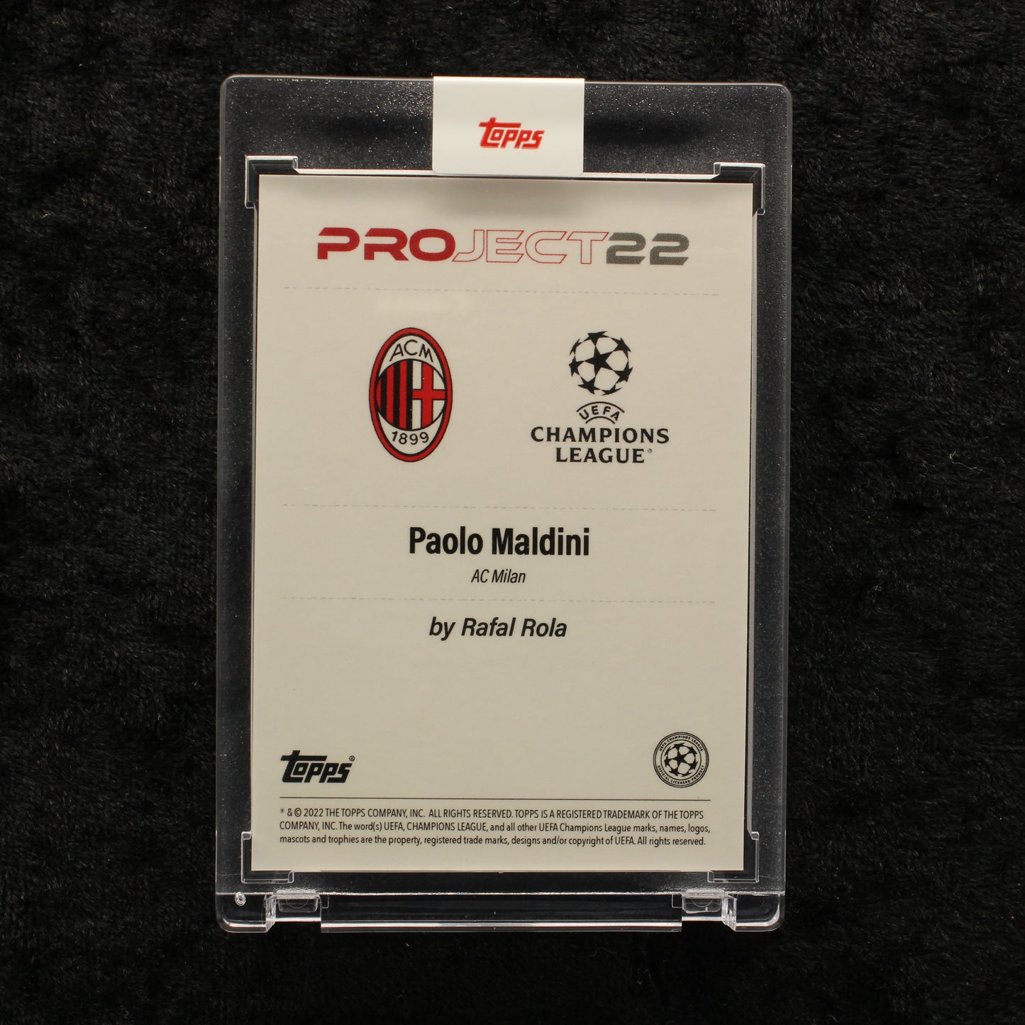 Topps Project 22 - Paolo Maldini AC Milan by Rafal Rola