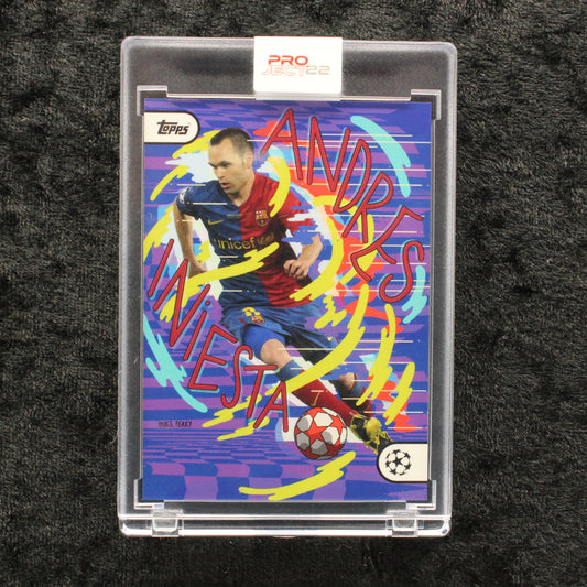 Topps Project 22 - Andres Iniesta FC Barcelona by Mike Perry