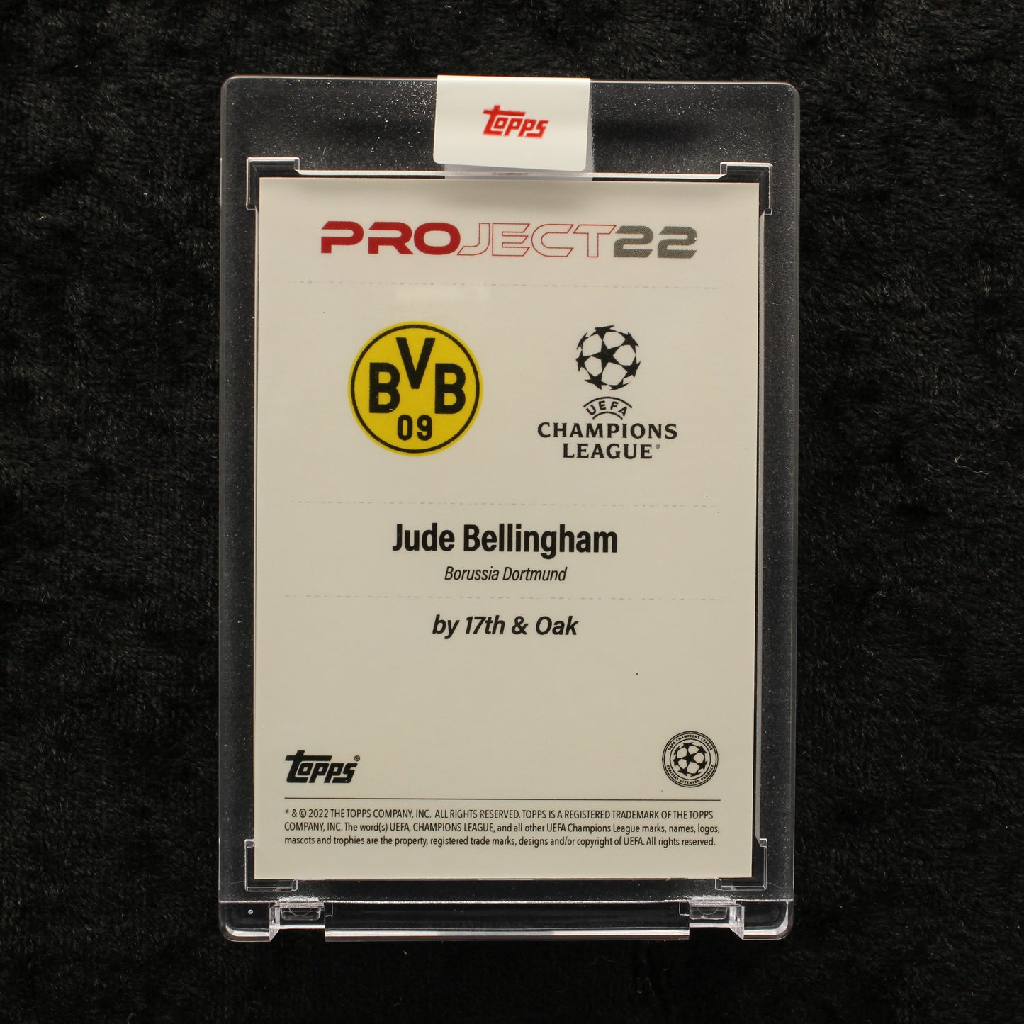 Topps Project 22 - Jude Bellingham Borussia Dortmund by 17th & Oak