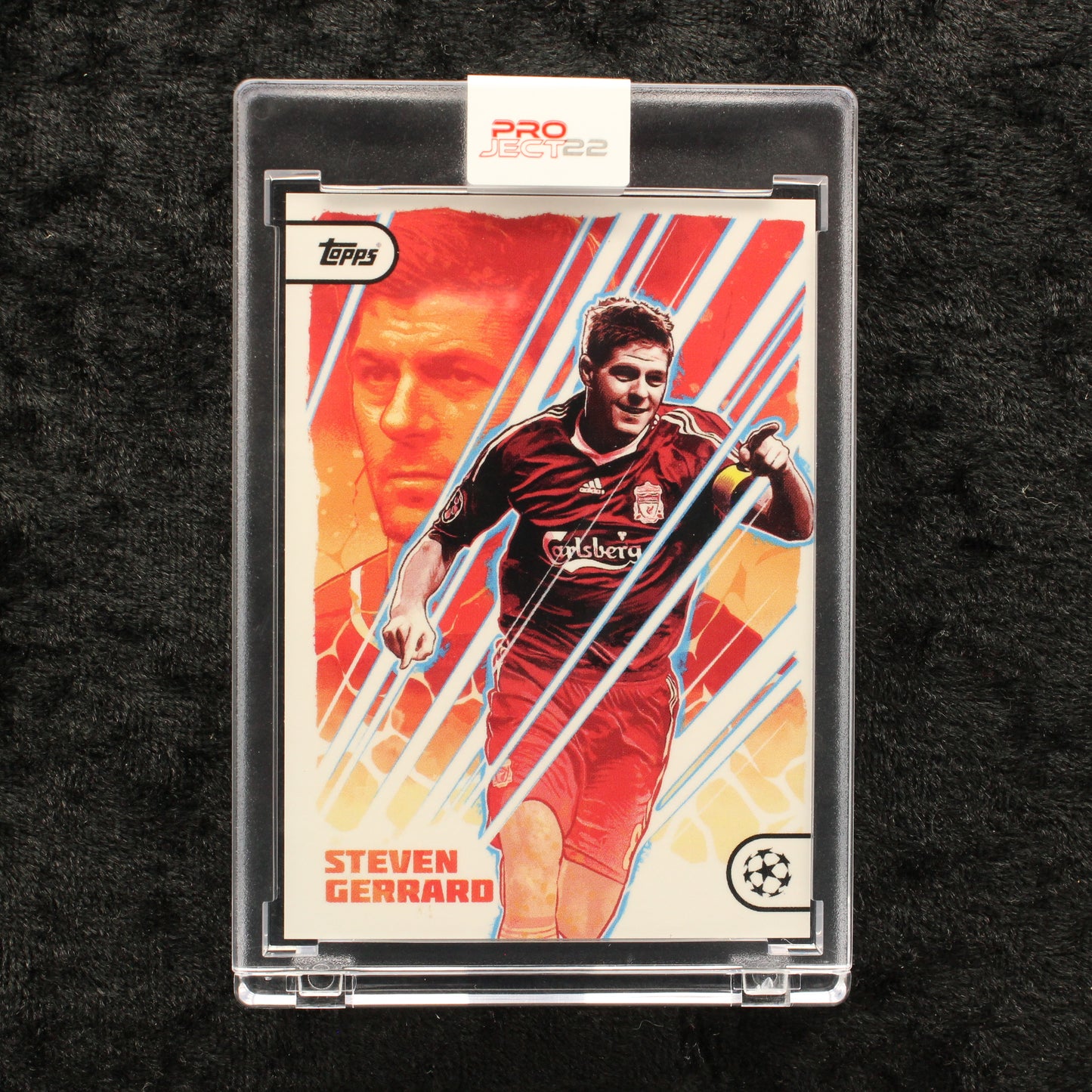 Topps Project 22 - Steven Gerrard Liverpool FC by John Guydo