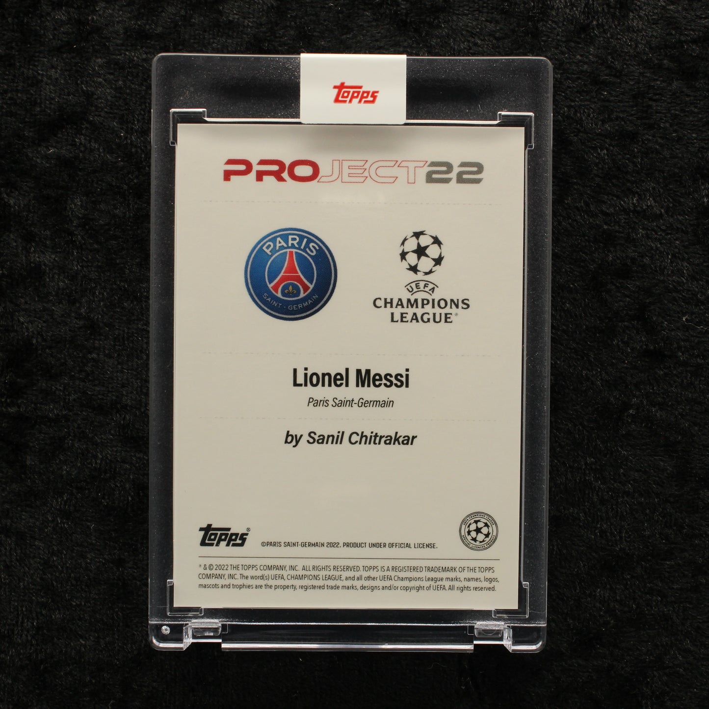 Topps Project 22 - Lionel Messi Paris Saint-Germain by Sanil Chitrakar