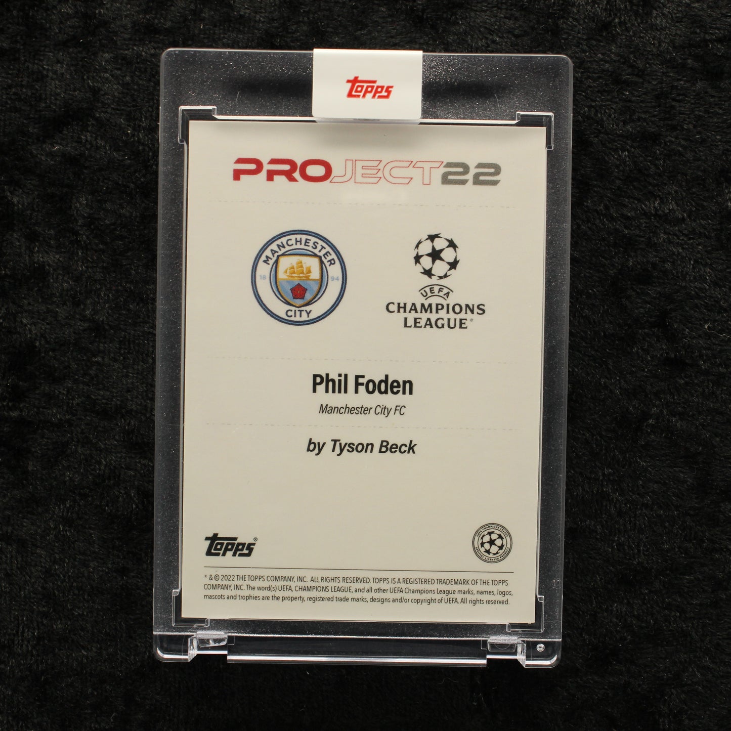 Topps Project 22 - Phil Foden Manchester City FC by Tyson Beck